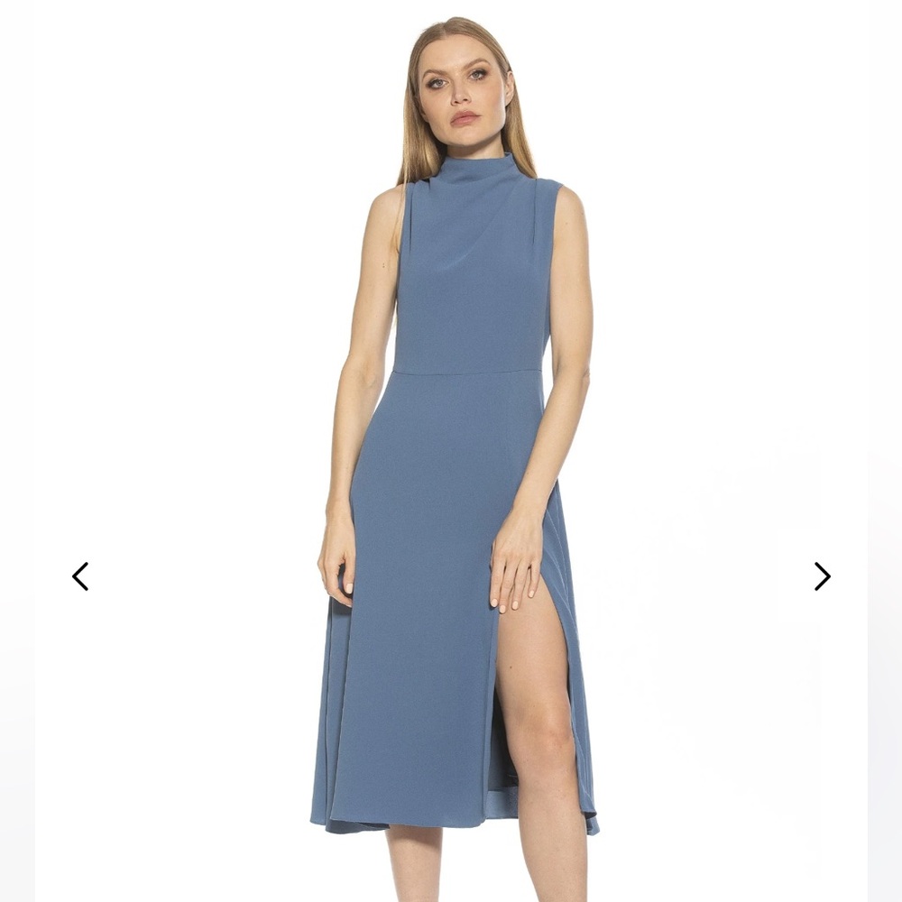 Alexia Admor Veronica Midi Dress Size 14 NWT Nordstrom Formal Cocktail
